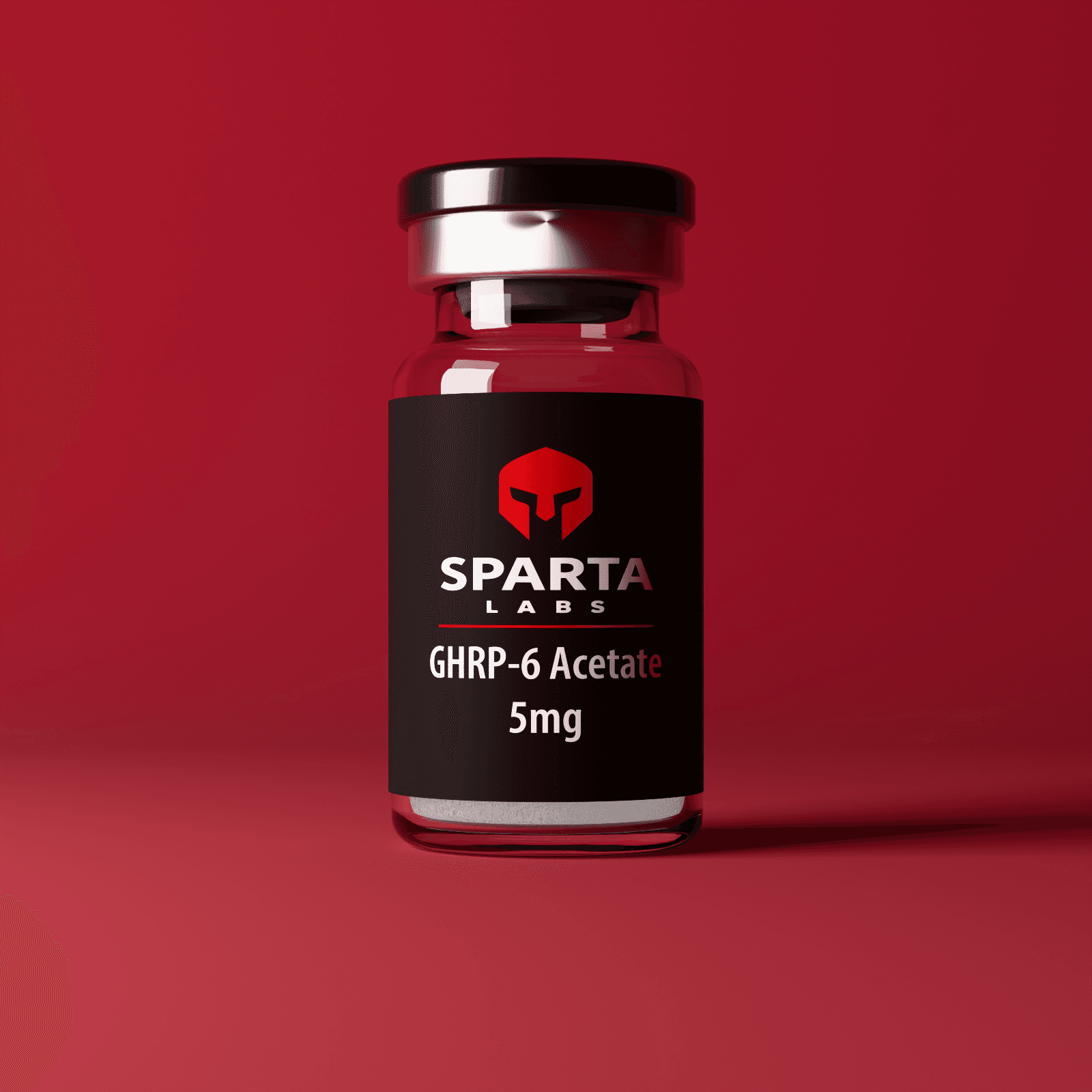 GHRP-6 Acetate — research-grade peptide vial