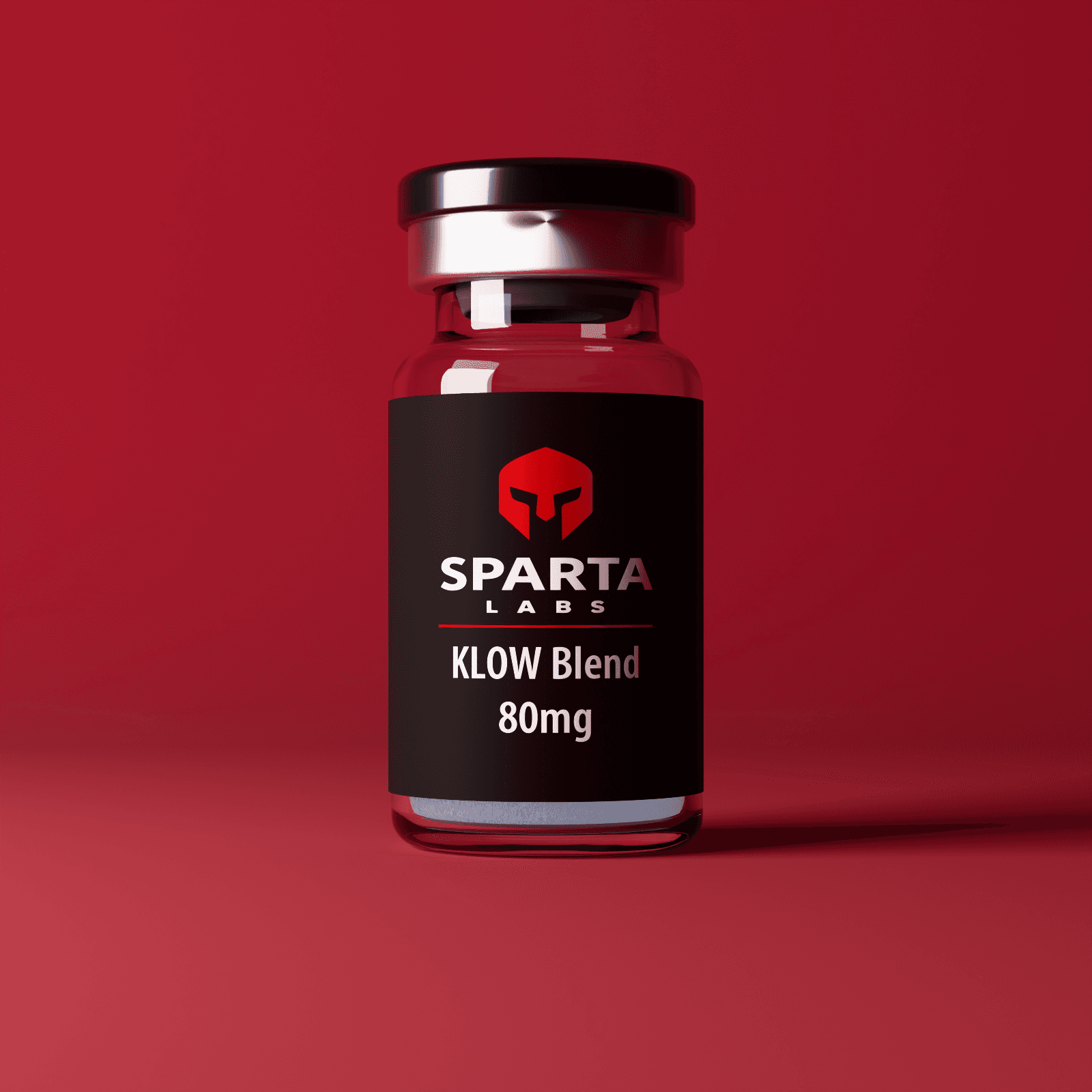 KLOW Blend (GHK-CU + TB-500 + BPC-157 + KPV) — research-grade peptide vial
